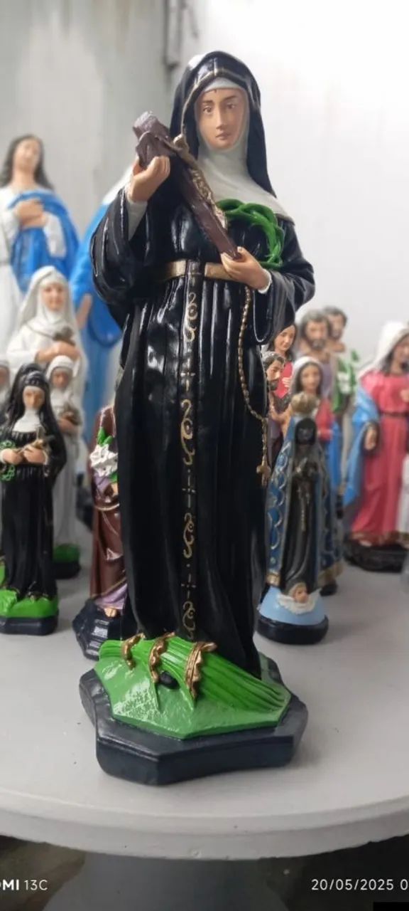 Imagem Santa Rita de Cássia 60 cm - Foto 4
