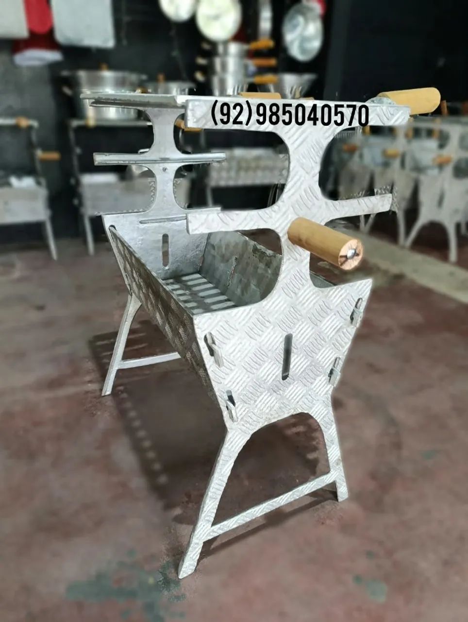 Churrasqueira de aluminio  - Foto 4