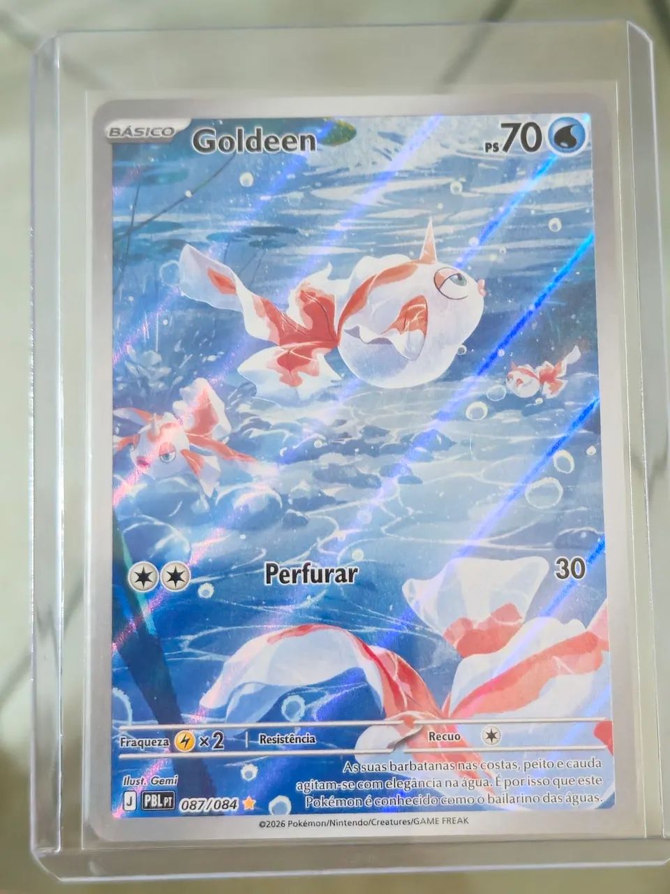 Goldeen 087/084 FULL ART POKEMON TCG - Foto 2