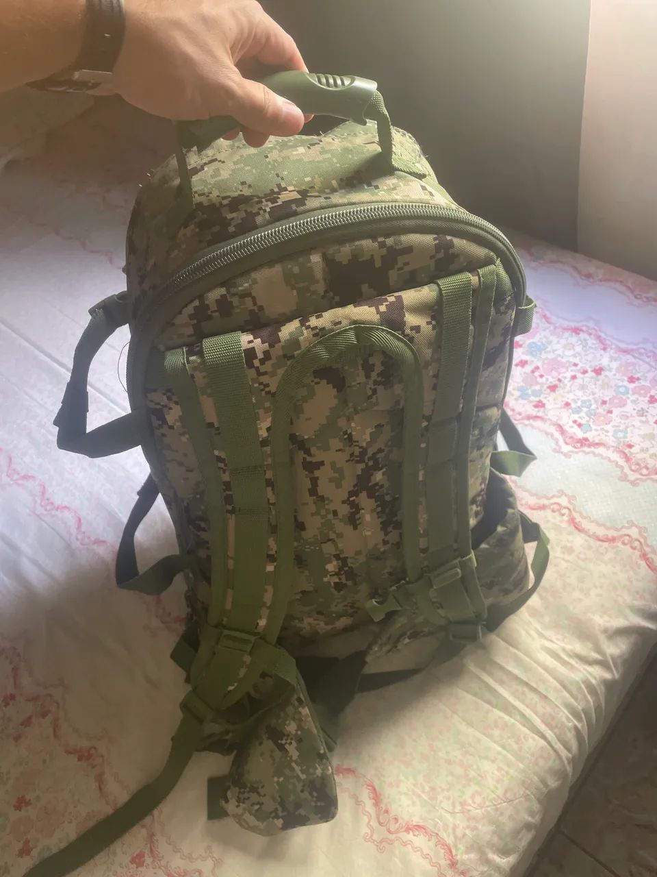 Mochila camuflada da Marinha dos EUA  - Foto 2