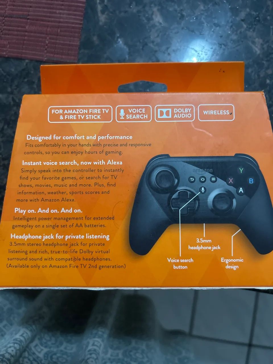 New-Amazon-Fire TV Game Controller W/ Voice Search - Foto 2