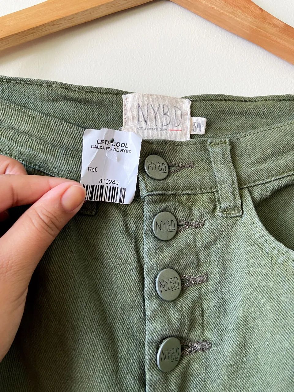 Calça flare verde - N.Y.B.D  - Foto 2