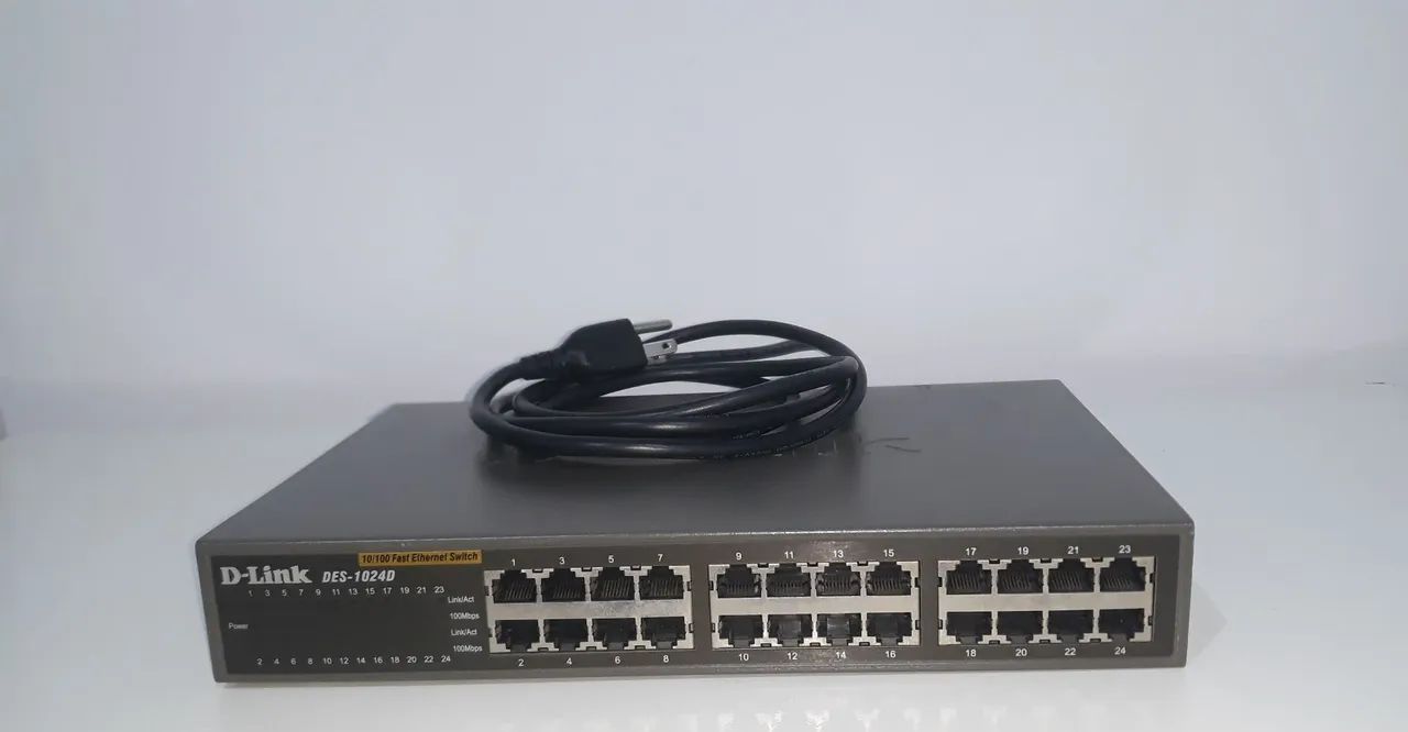 Switch D-Link 24 Portas Modelo: DES-1024D Fast Ethernet - Foto 5
