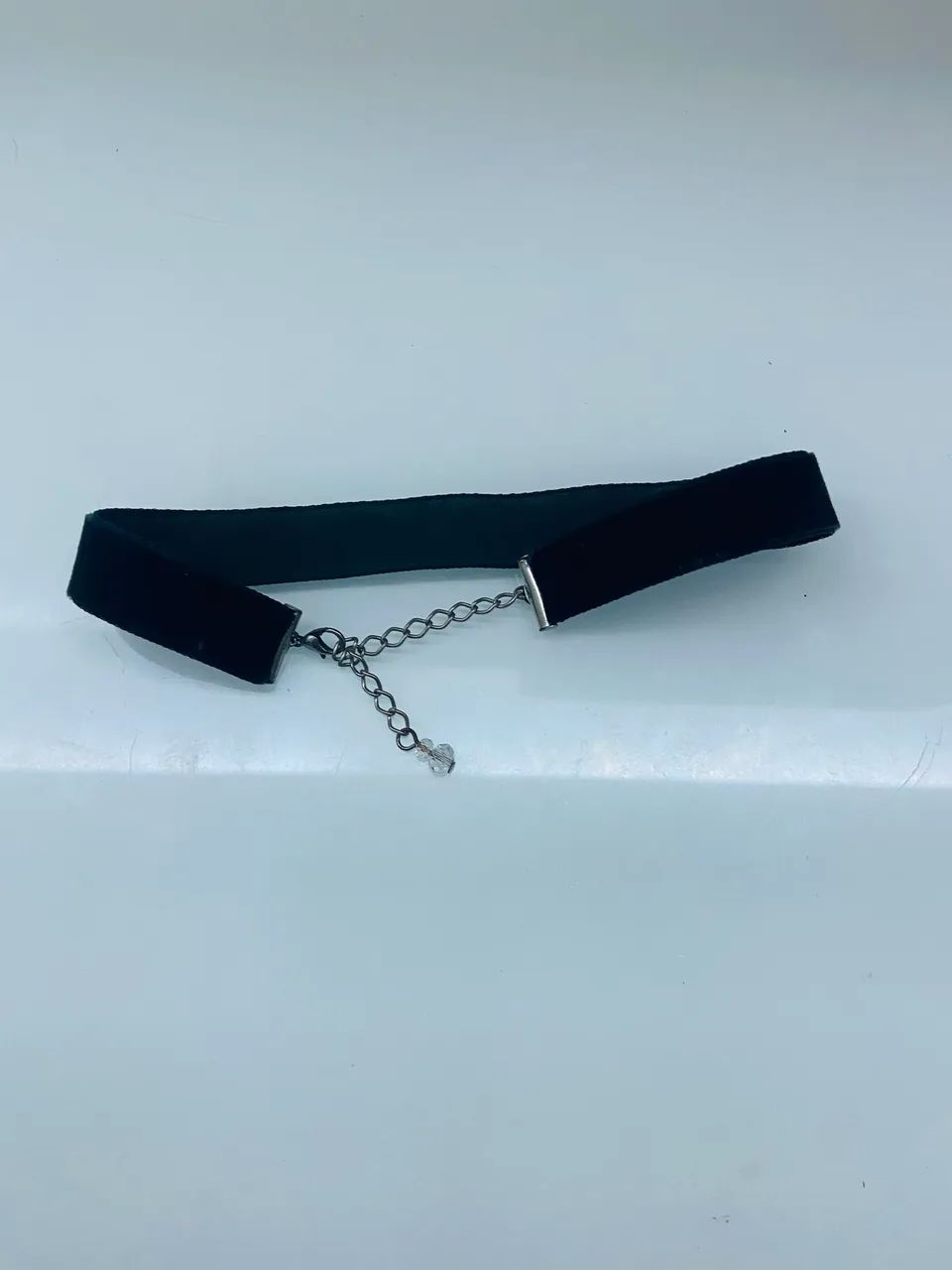 Chocker em veludo ajustável Cristal Premium - Foto 4