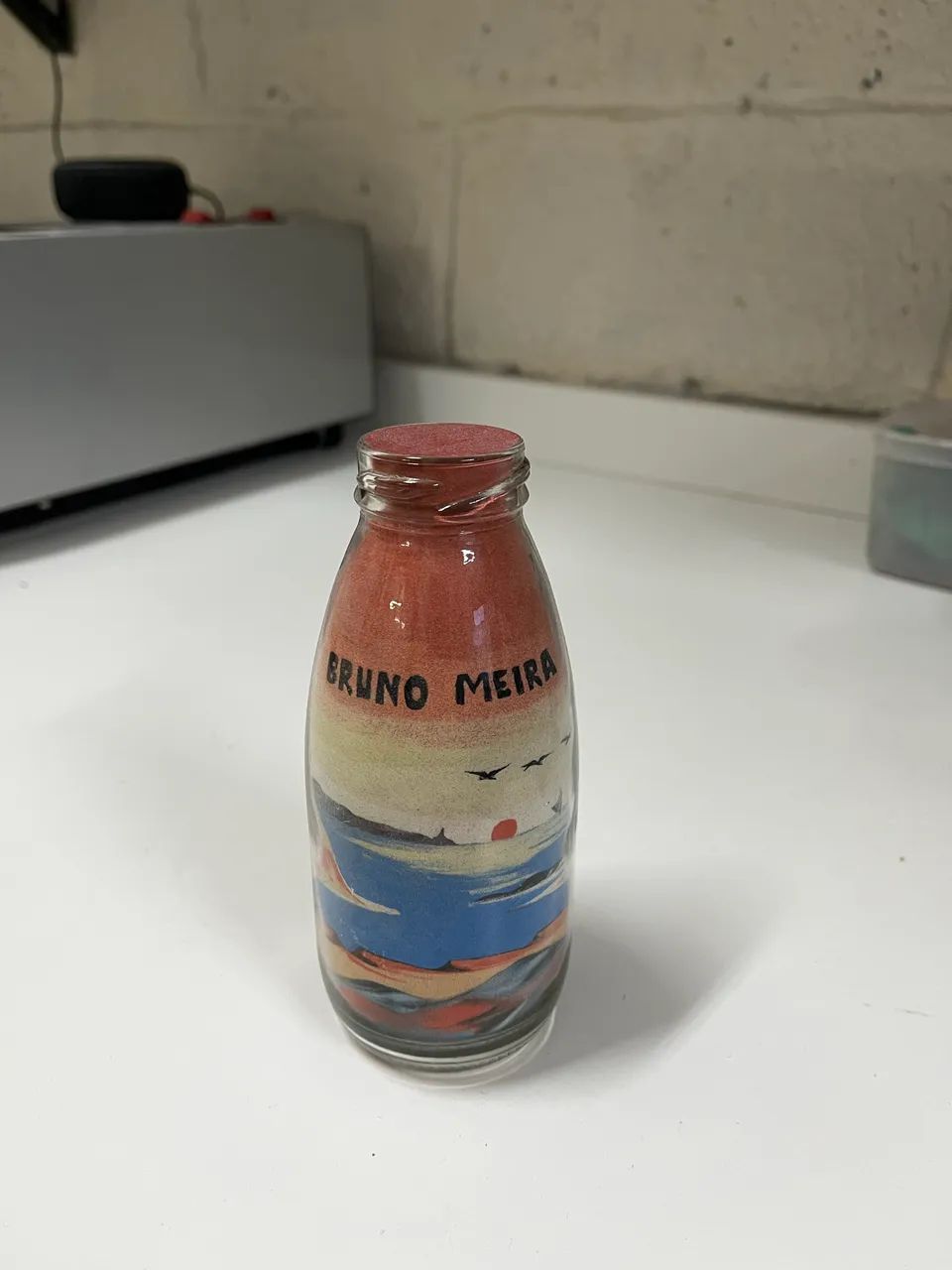 Garrafa de Areia Enfeite