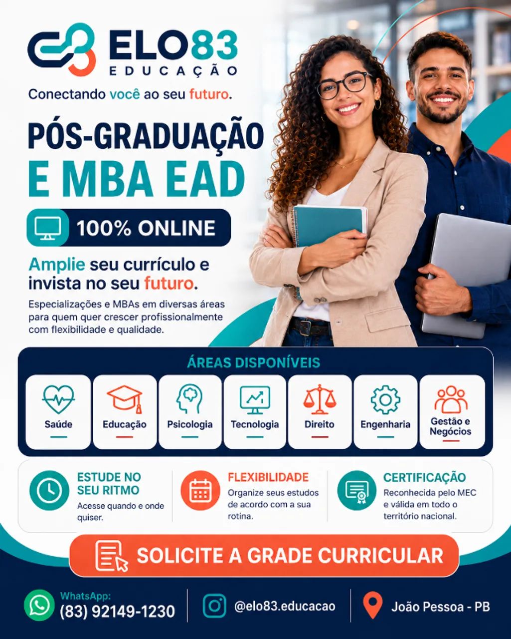 ? Pós-Graduação e MBA EAD | ELO83 Educação
