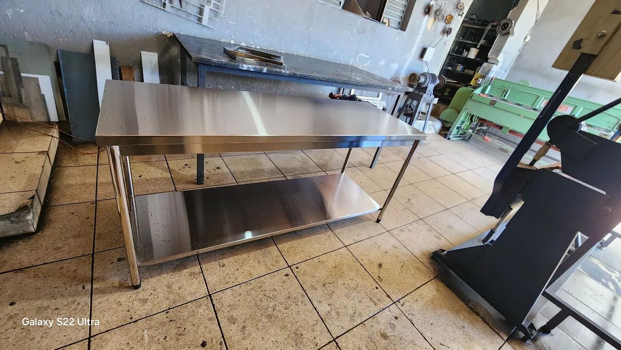 MESA INOX INDUSTRIAL PRONTA ENTREGA  - Foto 3