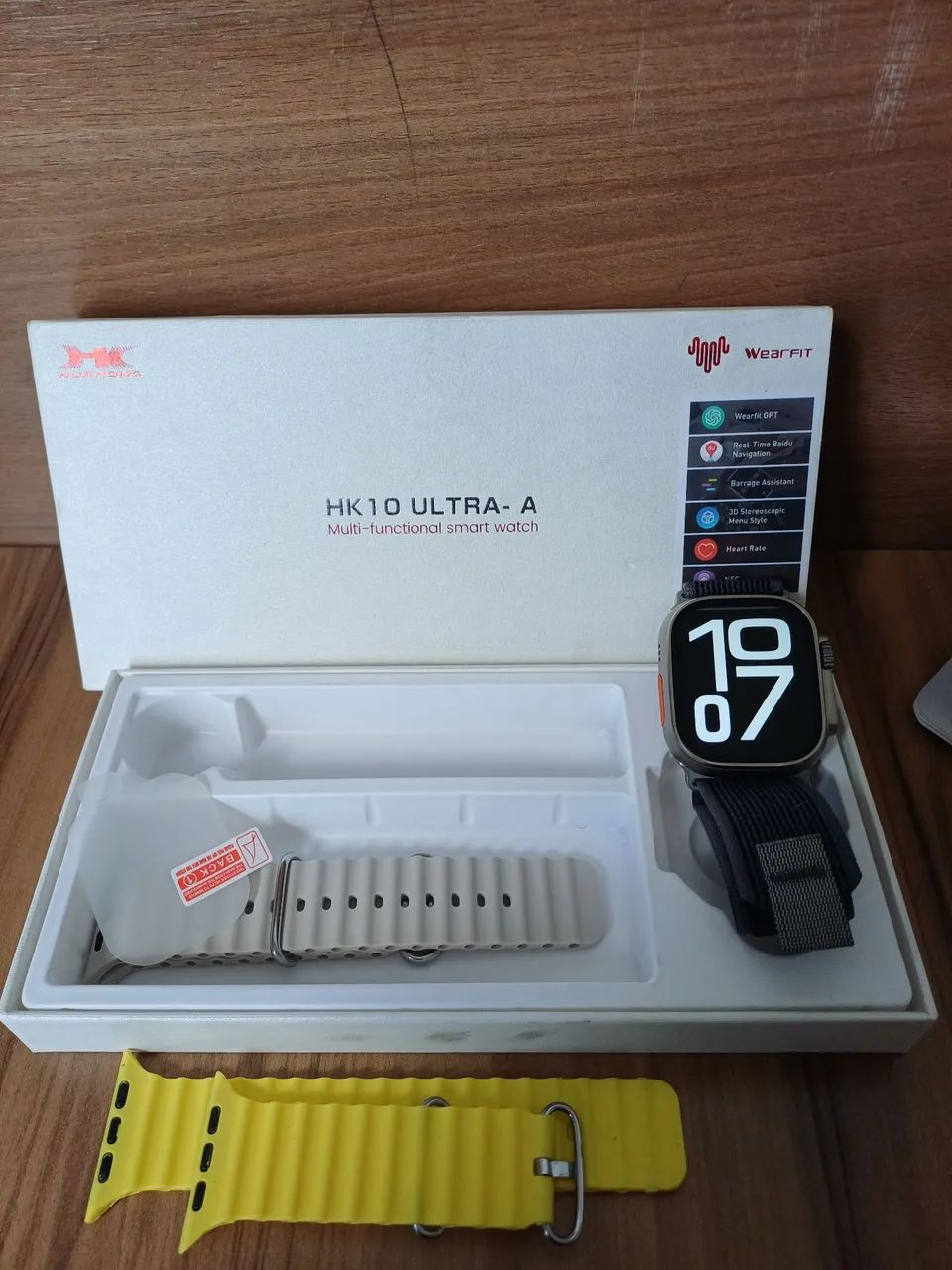 SMARTWATCH ULTRA COM PULSEIRA EXTRA hk10 - Foto 5