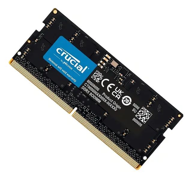 Memória RAM DDR5 SODIMM Crucial 16GB 5600MHz - Notebook - Memória