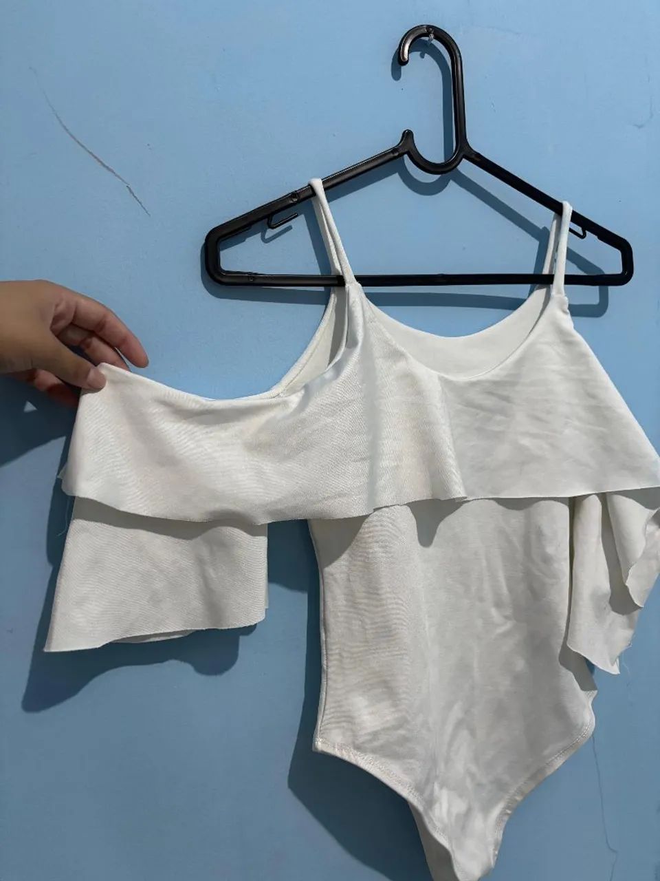 Body branco com mangas abertas  - Foto 5