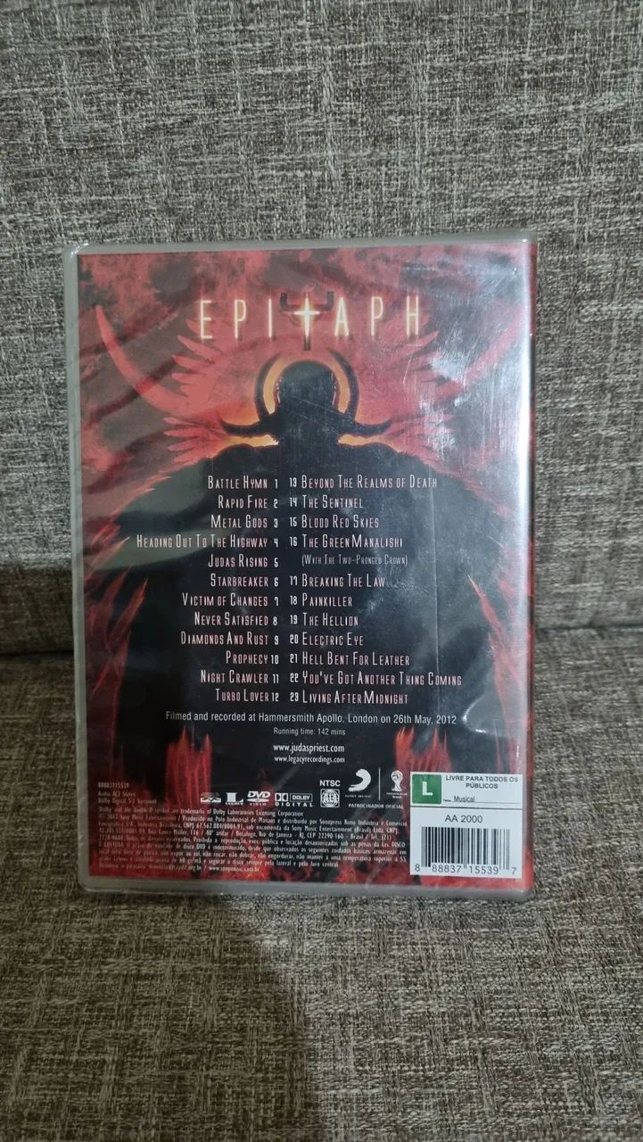 DVD EPITAPH DO JUDAS PRIEST- novo lacrado - Foto 3