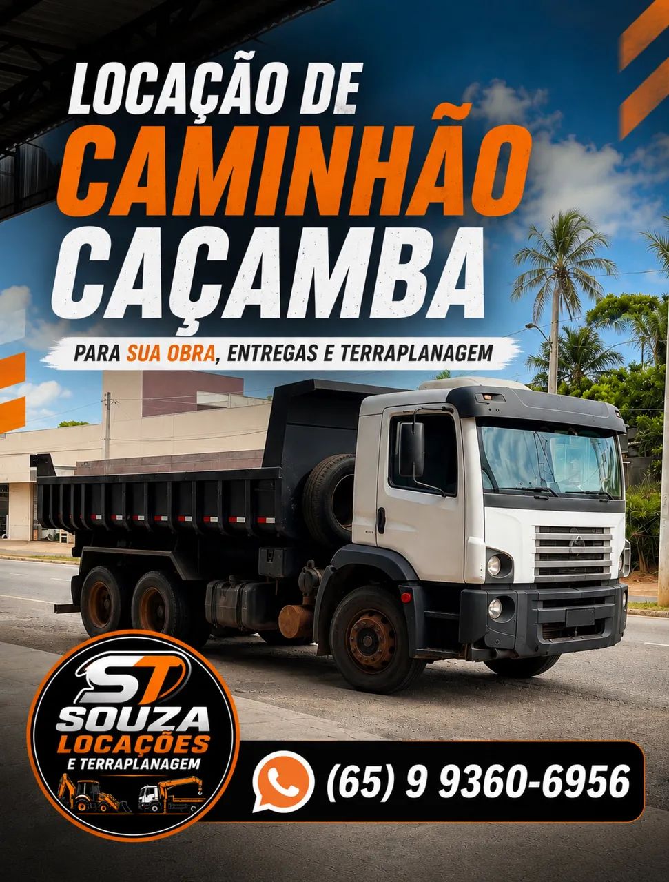 Munck, Caminhão Caçamba e Empilhadeiras para Locação