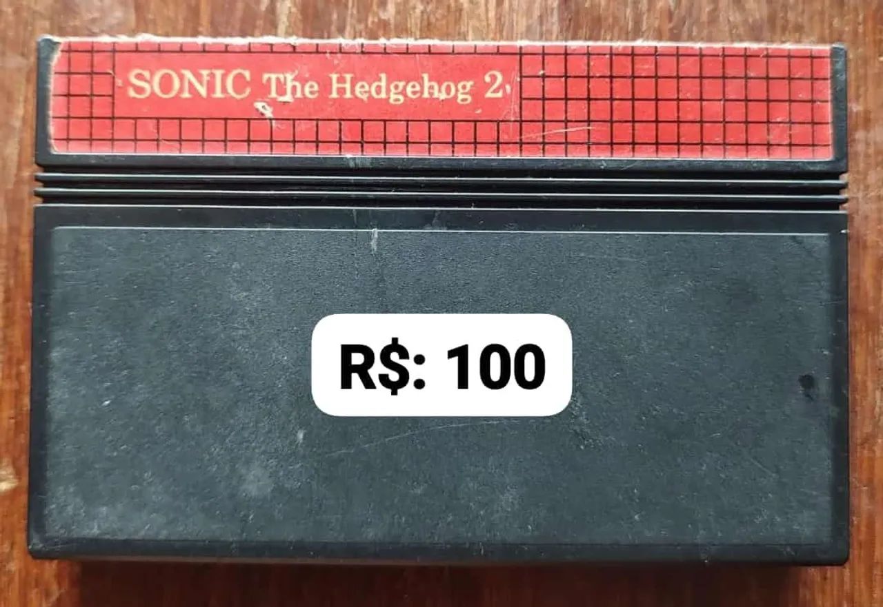 Sonic The Hedgehog 2 = R$: 100