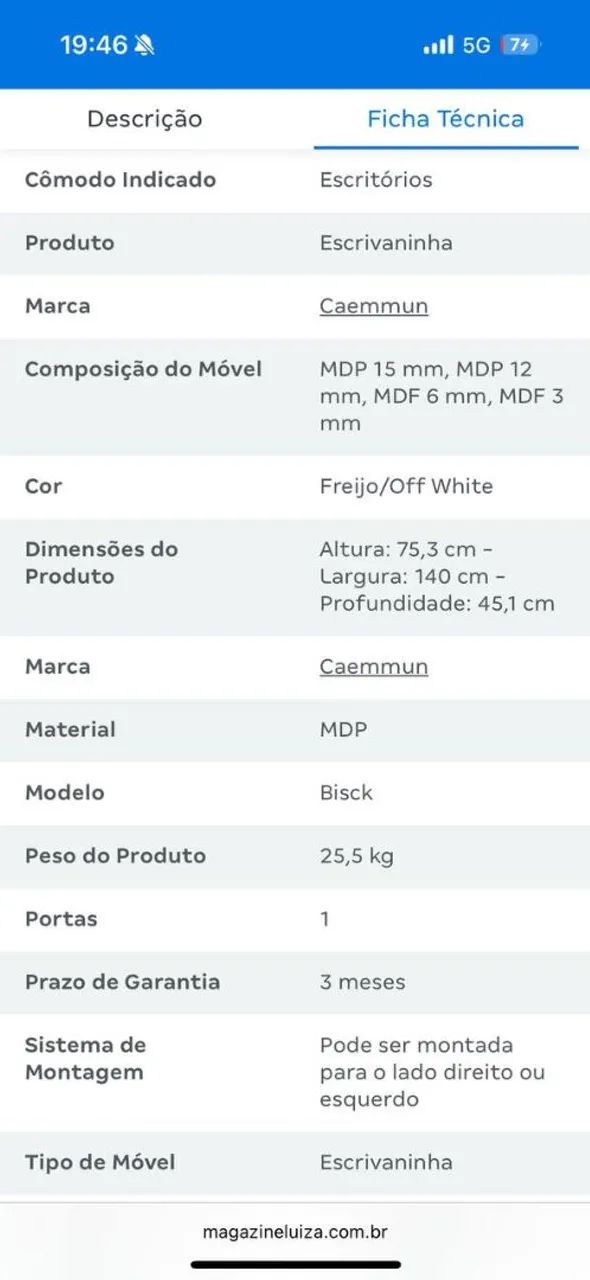 Escrivaninha para estudos e trabalho478225742315530245