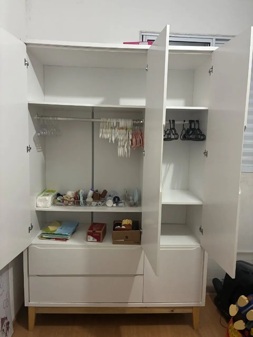 Guarda roupa infantil New Classic Branco  - Foto 2