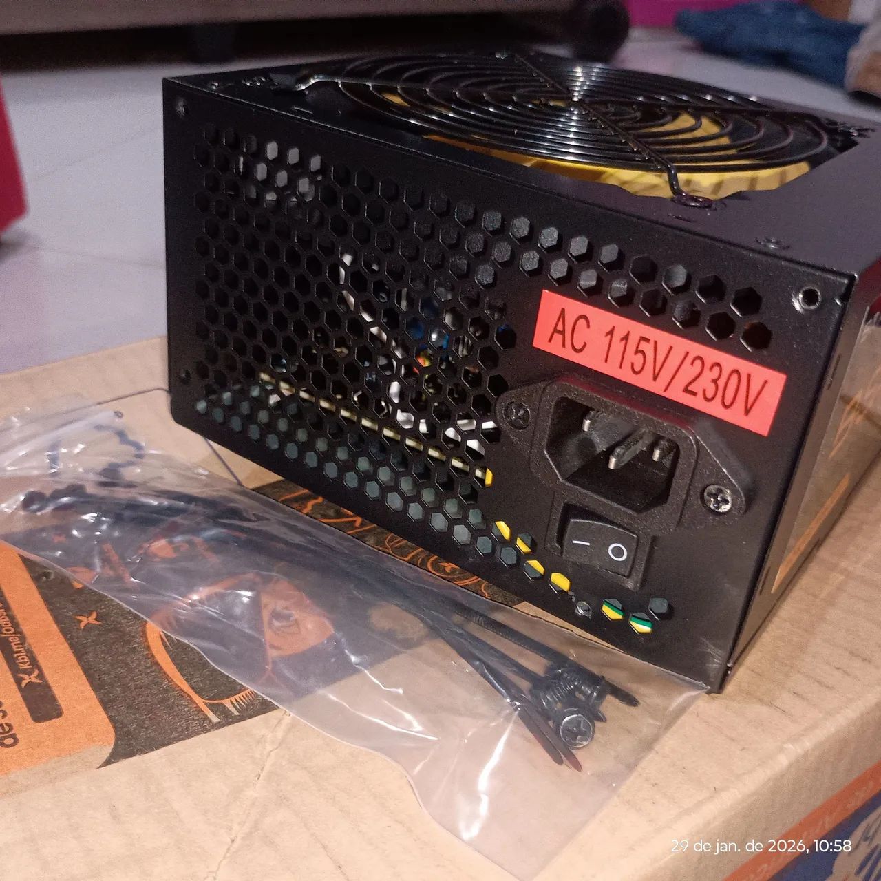 Fonte BRX B-SA550W bivolt nova - Foto 2