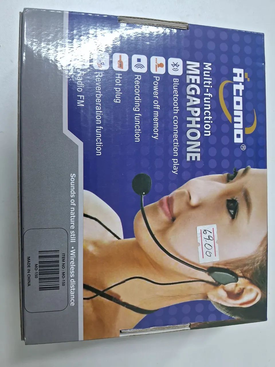 Microfone  Megafone Multifuncional  Atomo MO-150