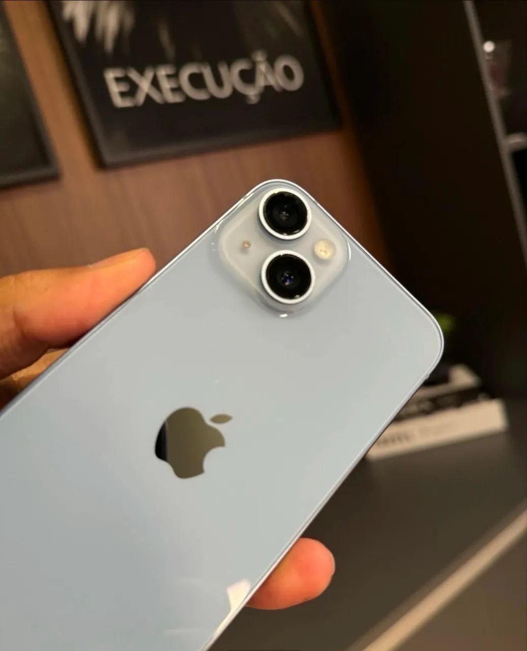 iphone 14, segunda mão, azul 128gb