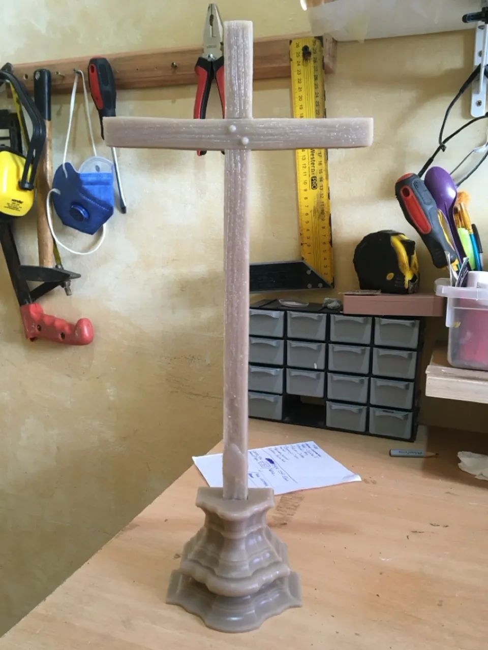 Molde + Capa para Cruz e base - Arte Sacra - Foto 2