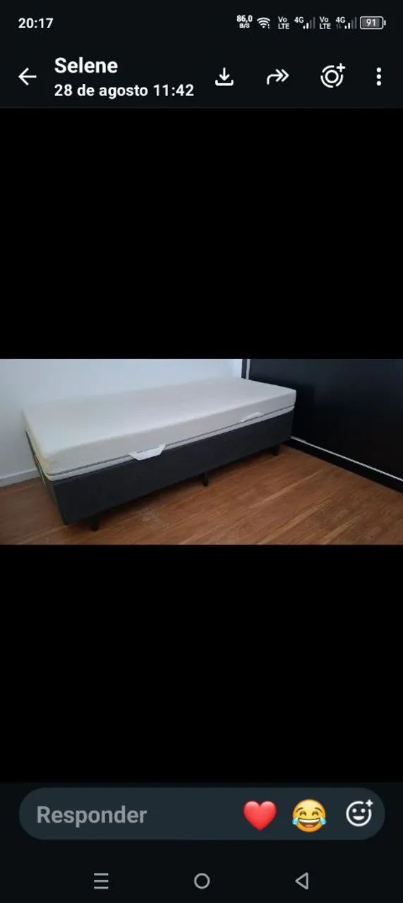 Cama de solteiro semi nova - Foto 4