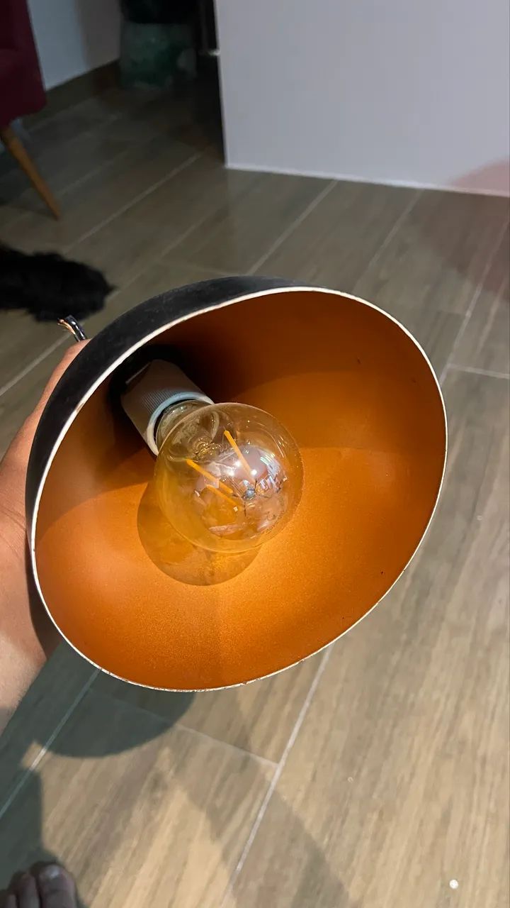 Kit 3 luminária pêndulo com lâmpada - Foto 2