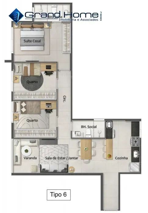 Apartamento 2 quartos em Praia da Costa - Foto 2