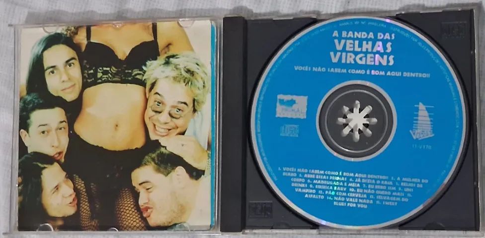 CD VELHAS VIRGENS - Você não sabe como é bom aqui dentro P1996 - Foto 2