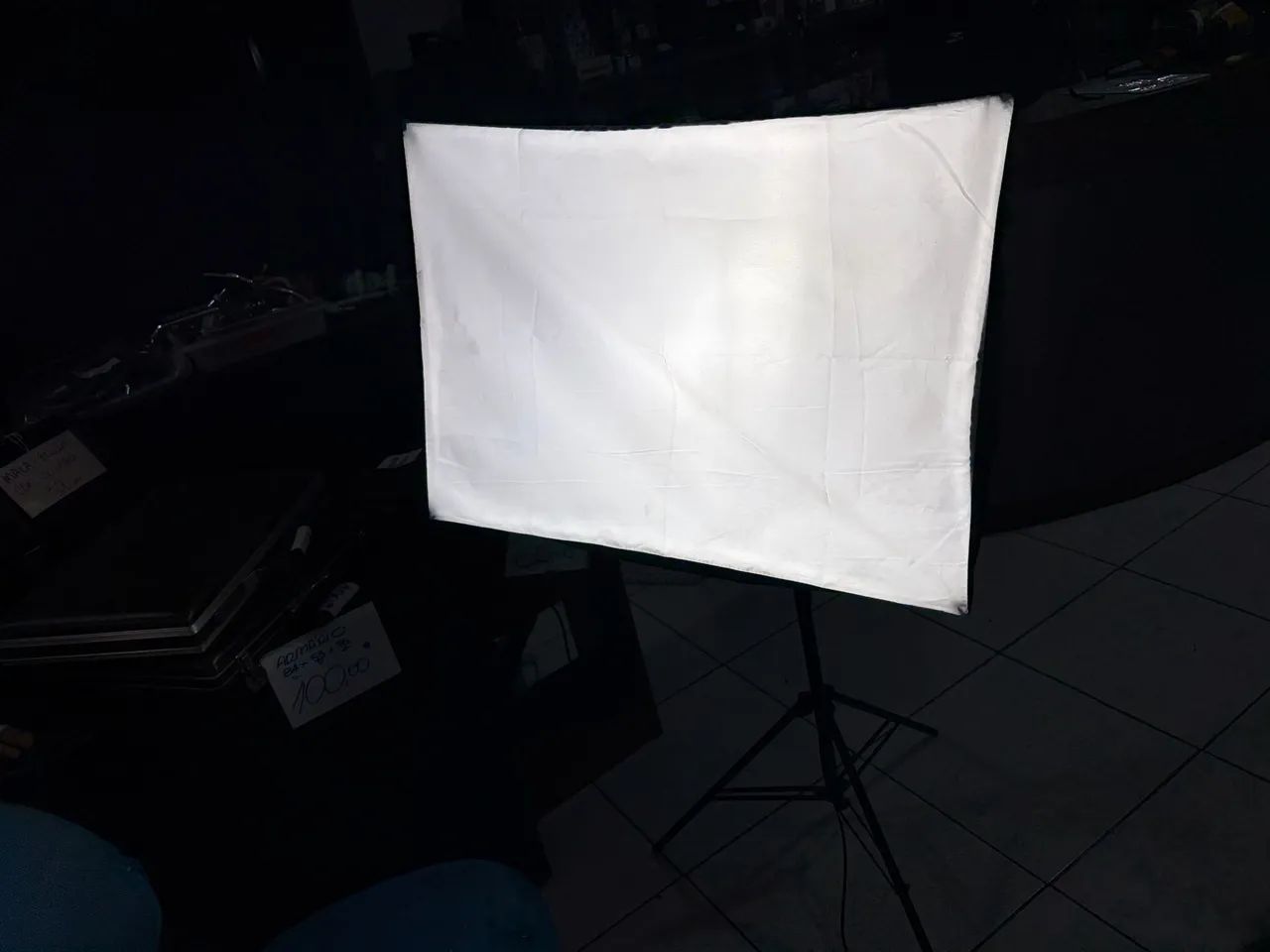 Softbox de luz com tripé luminaria para gravacao - Foto 3