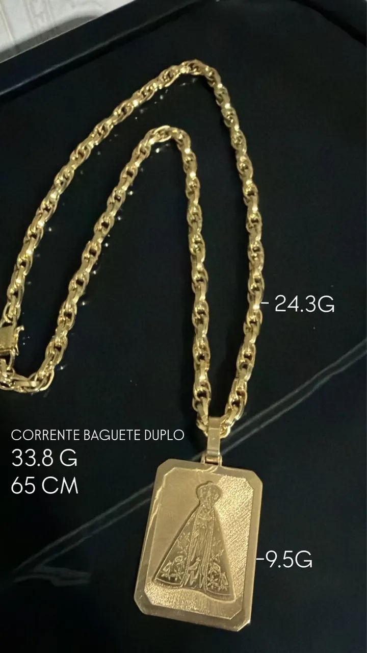 CORRENTE BAGUETE DUPLO 
