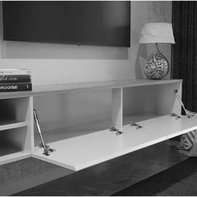 Painel Montana para Tv Até 65 Polegadas Valdemoveis Cinamomo Off White - Foto 2