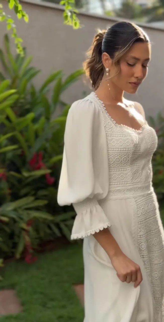 Vestido branco doce maria brand  - Foto 2