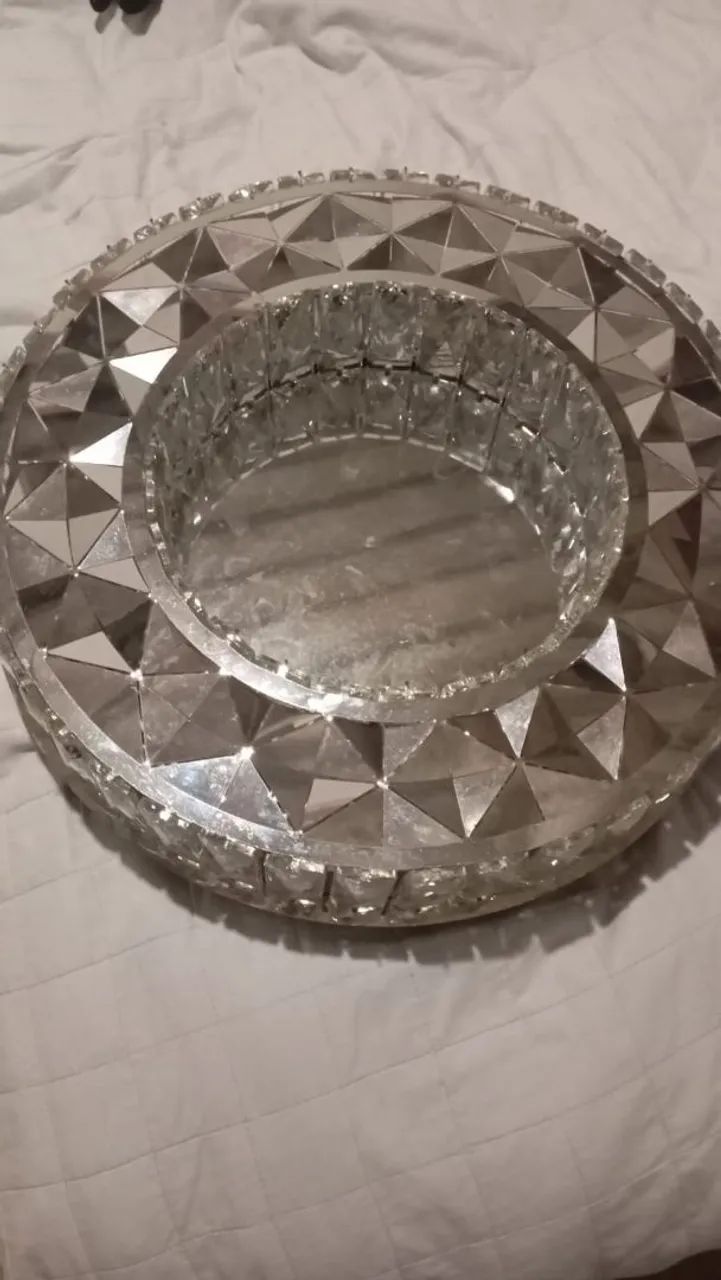 Lustre paflon led redondo.