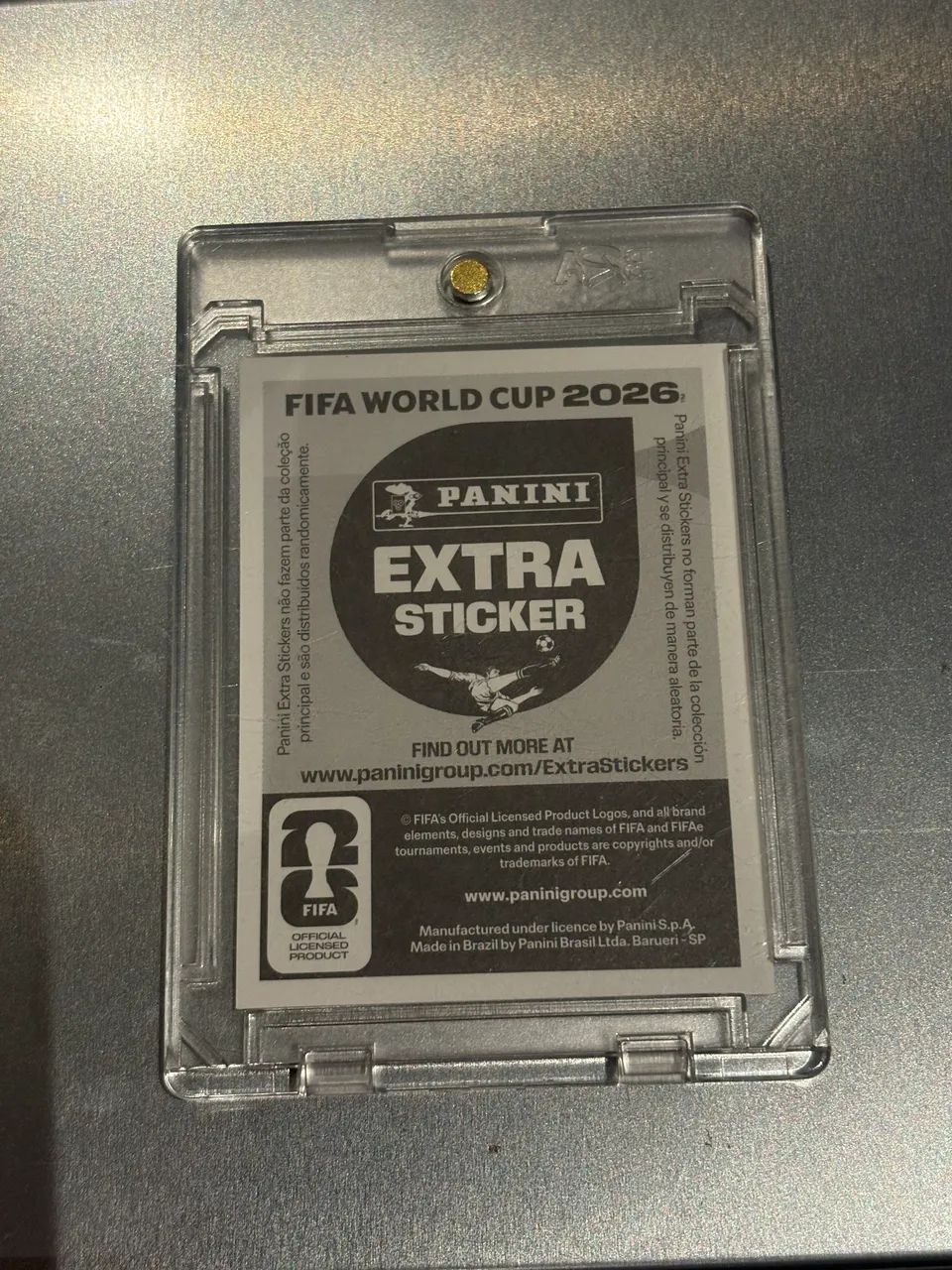 Figurinha Extra Cristiano Ronaldo Prata - Foto 2
