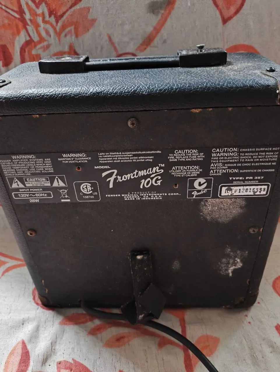 Cubo fender frontman g10 - Foto 3
