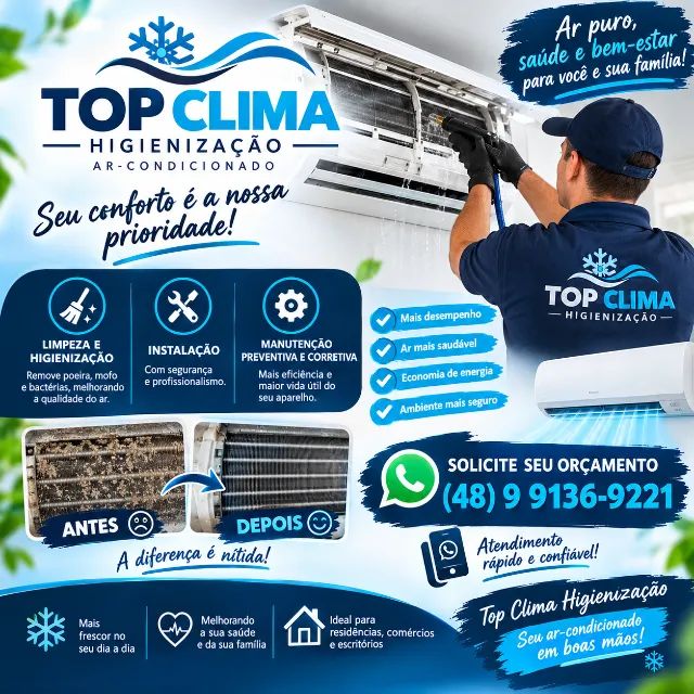 SEU AR-CONDICIONADO ESTÁ PRECISANDO DE UMA LIMPEZA?