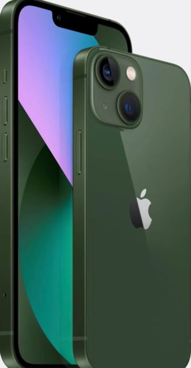 iPhone 13, 128GB, verde militar. Seminovo - Foto 2