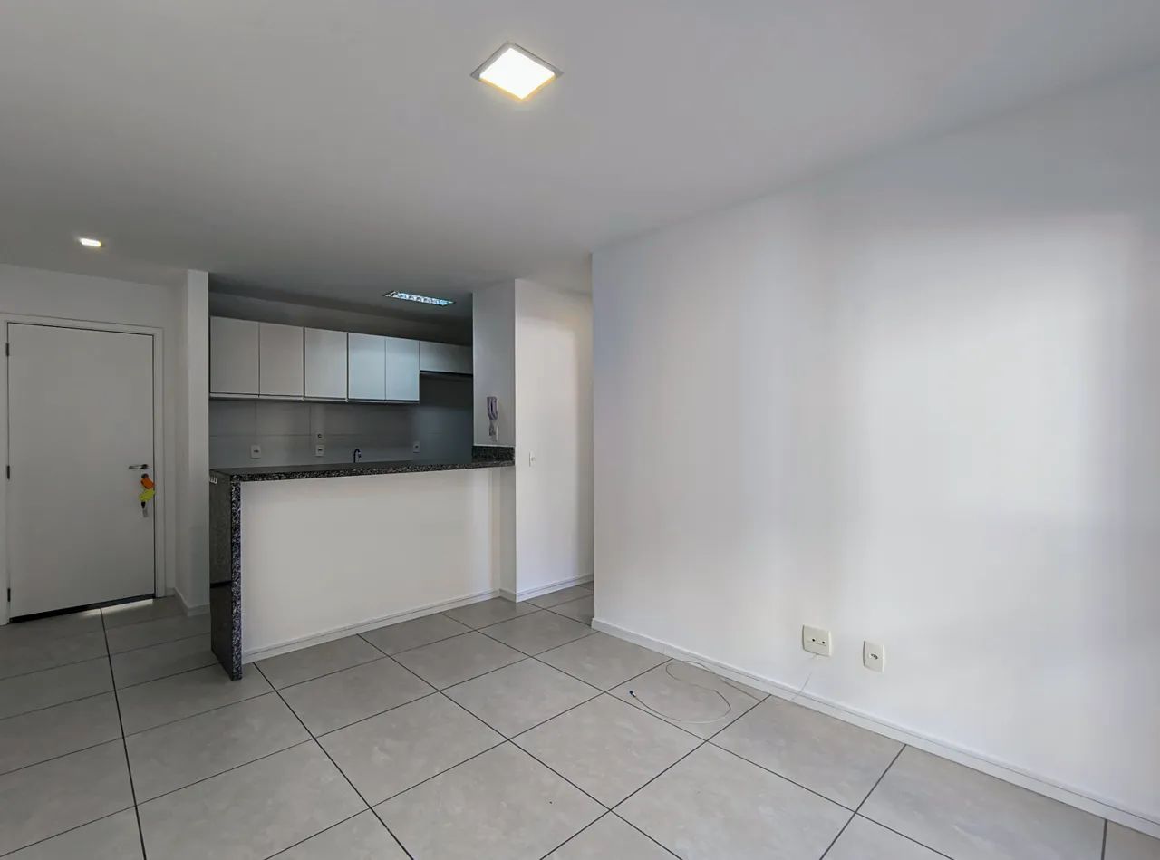 Quarto e sala com varanda e área de lazer para locação - Foto 4