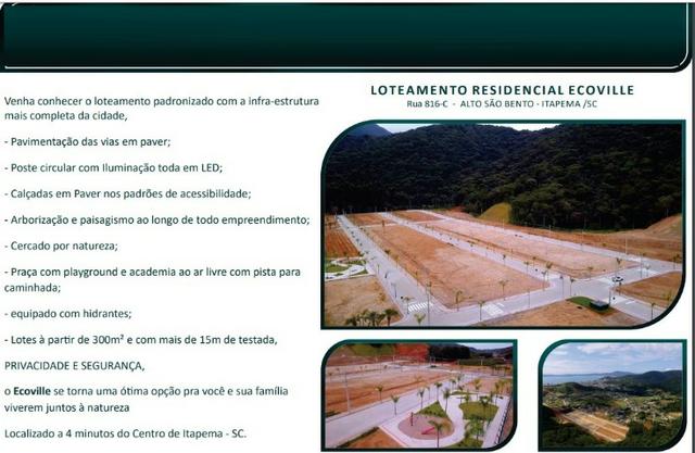 Terreno em loteamento á venda em Itapema