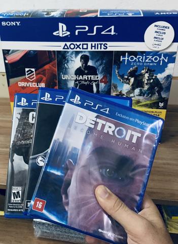 PlayStation 4 slim 500 gigas novo ( imagem ilustrativa )!