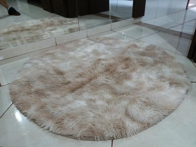 Tapete Redondo Peludo