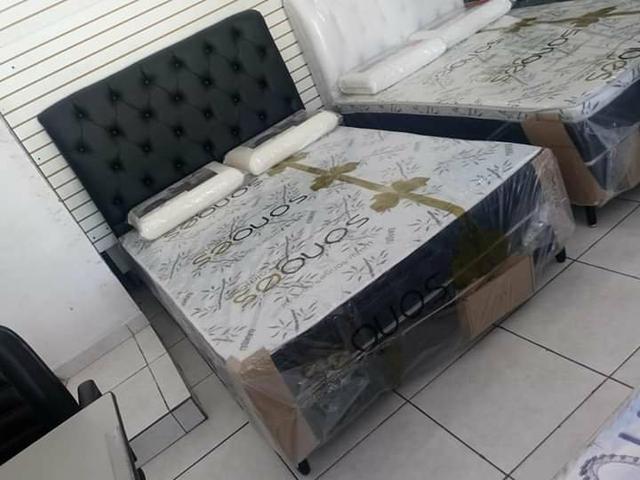 Cama box casal frete grátis em 24hrs - Foto 4