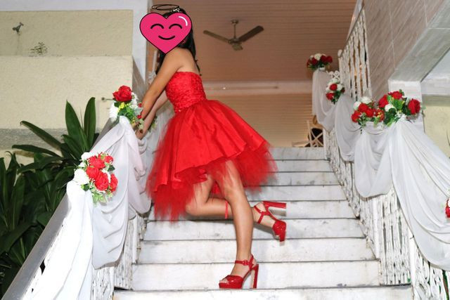 Vestido de 15 anos Curto Vermelho - Foto 3