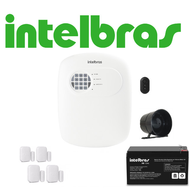 Central de alarme sem fio Intelbras (pre programada) *Produto novo