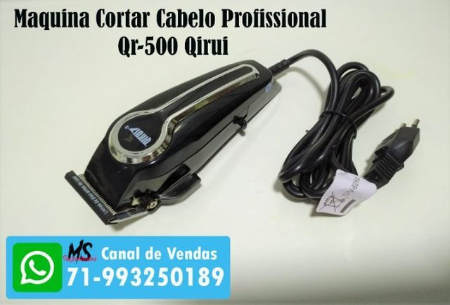 Maquina Cortar Cabelo Profissional 110v Qr-500 Qirui - Foto 4