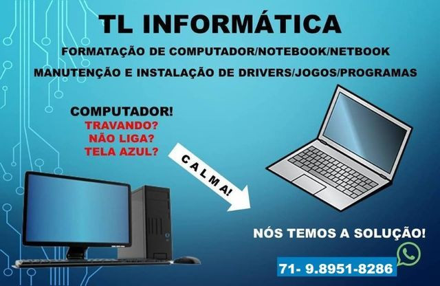 A domicilio Assistência Notebooks e Computadores e Redes