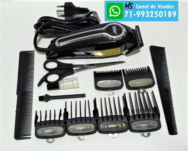 Maquina Cortar Cabelo Profissional 110v Qr-500 Qirui - Foto 3