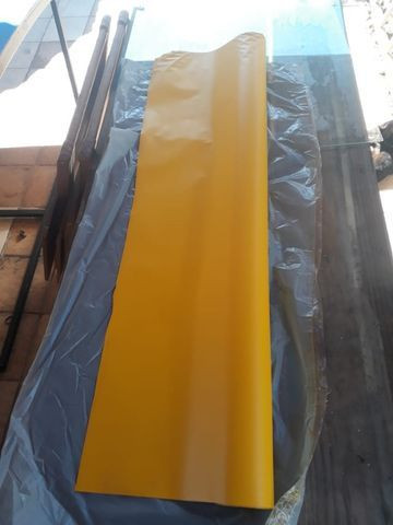 Vendo lona de toldo amarela - Foto 2