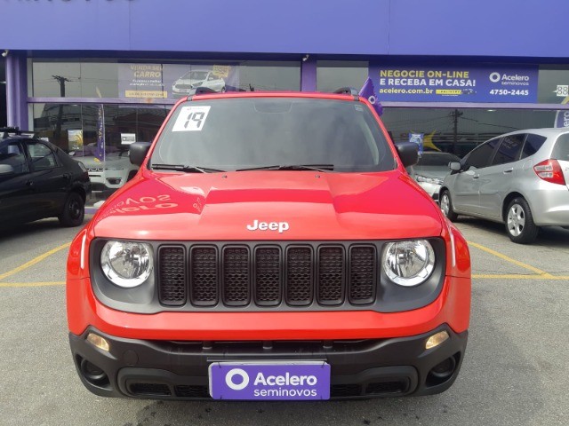 JEEP RENEGADE 1.8 16V FLEX SPORT 4P AUTOMATICO VERMELHA 2019