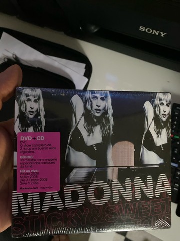 DVD + CD Madonna Stick& Sweet tour (lacrado) 