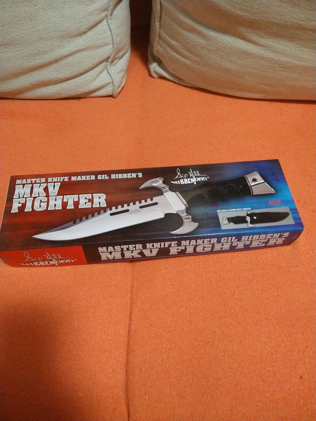 Faca Gil Hibben's Autêntica e exclusiva!! Nova na caixa. - Foto 4